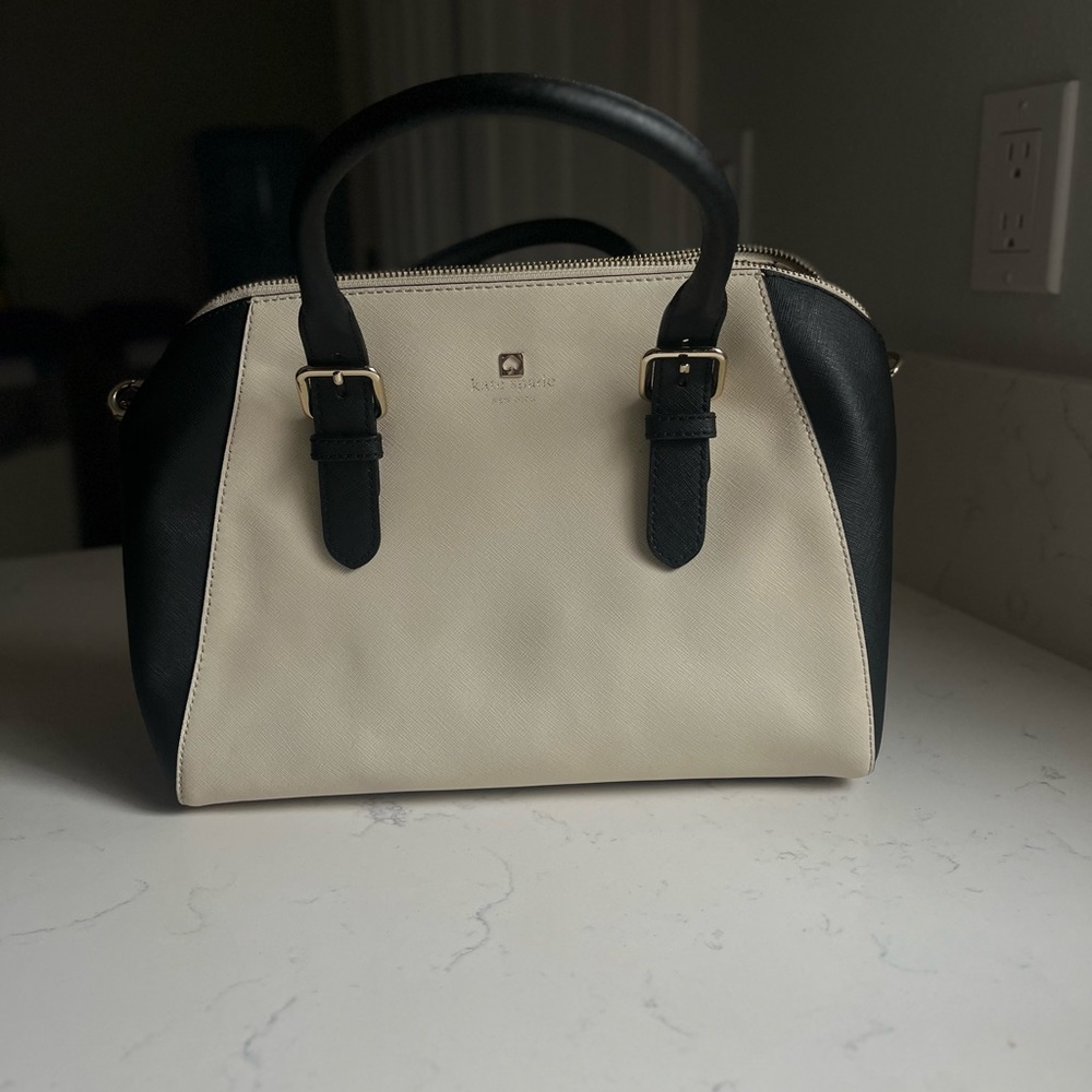 Kate Spade black and white Satchel